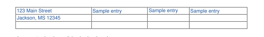 Mississippi small estate affidavit: Name address of heirrow, Status adultminor incapacitatedrow and more, filled with sample entries