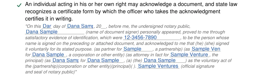 Massachusetts notary acknowledgement: Notary acknowledgement ma.1.on this, Notary acknowledgement ma.2.day of and more, filled with sample entries