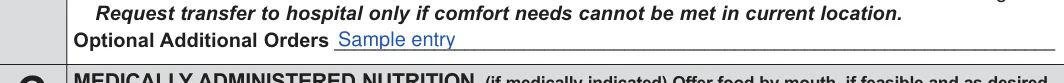 Illinois DNR order: Dnr form il.1.optional additional orders, filled with sample entries