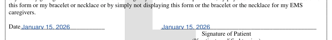 Pennsylvania DNR order: Dnr form pa.13.date, Dnr form pa.14.date, filled with sample entries