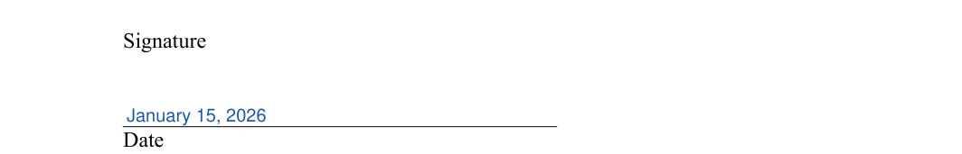Tenant Background Check: Date, filled with sample entries