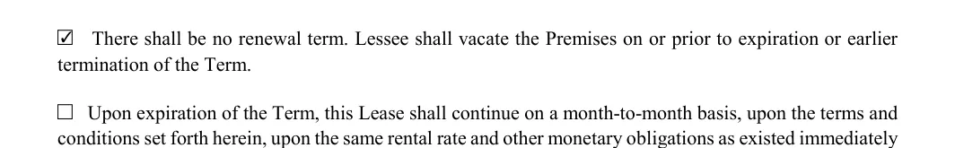 Triple Net Lease Agreement: Initial, filled with sample entries