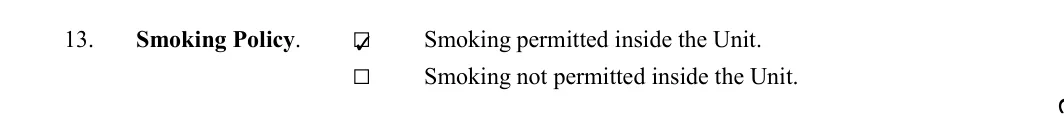 Roommate Agreement: Initial, filled with sample entries