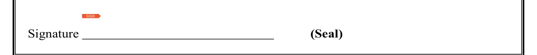 Pennsylvania medical power of attorney: Signature, filled with sample entries