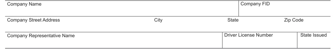 Massachusetts RMV Vehicle Owner's Limited Power of Attorney (TTLREG109): Company, if a company owns the vehicle, filled with sample entries
