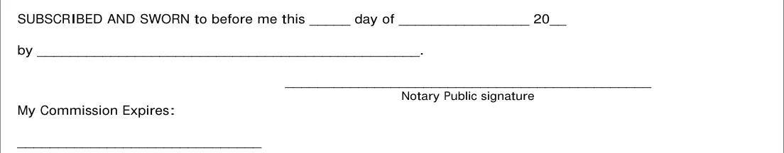 New Mexico Form MVD-11020 Limited Durable Power of Attorney: SUBSCRIBED AND SWORN, for the vehicle owner, filled with sample entries