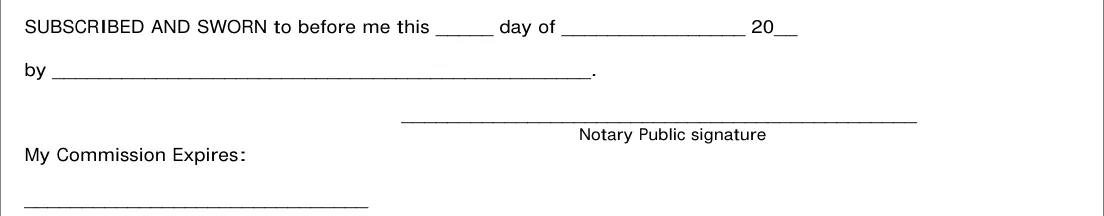 New Mexico Form MVD-11020 Limited Durable Power of Attorney: SUBSCRIBED AND SWORN, for the attorney-in-fact, filled with sample entries