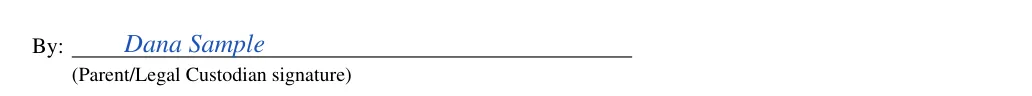 Oklahoma statutory power of attorney to delegate parental or legal custodian powers (10 O.S. 701): By: (Parent/Legal Custodian signature), filled with sample entries