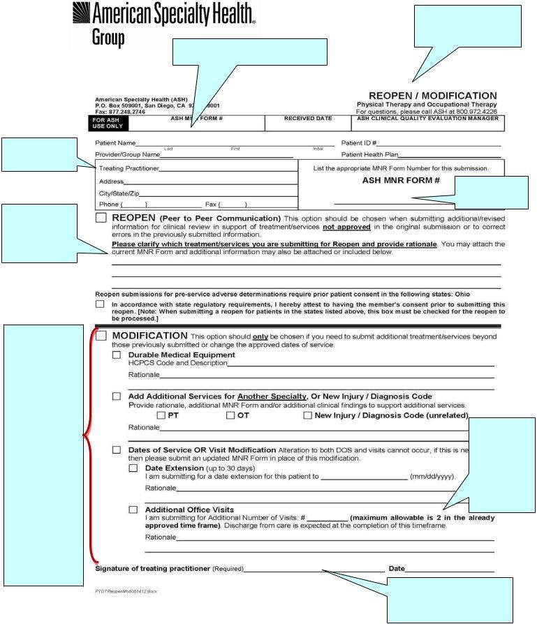 Ash Reopen Modification Form ≡ Fill Out Printable PDF Forms Online