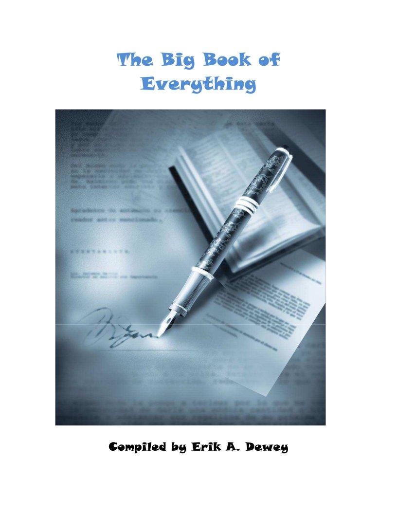 Big Book Everything Form ≡ Fill Out Printable PDF Forms Online