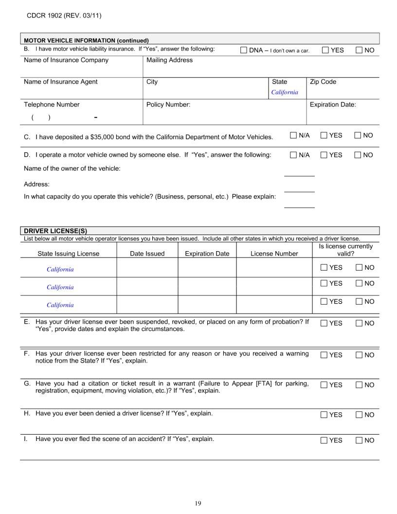Cdcr Print Phs Form ≡ Fill Out Printable PDF Forms Online