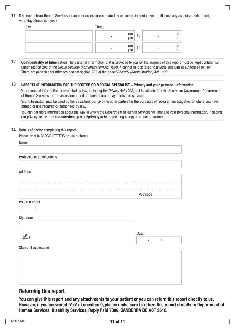 Centrelink Medical Certificate PDF Form FormsPal