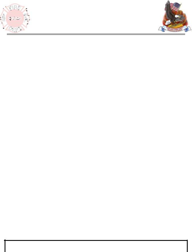 Chicago Fire Department Ride PDF Form - FormsPal