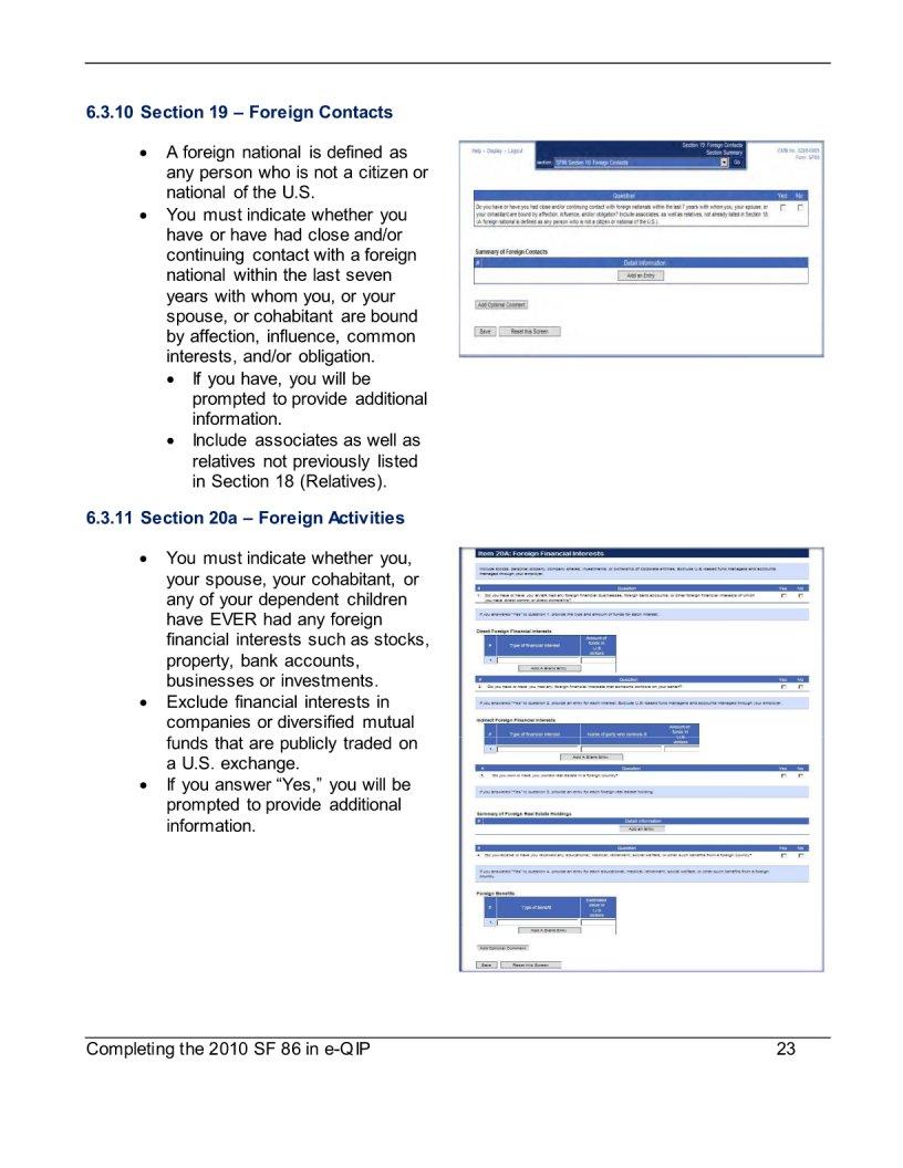 Completing sf 86 form fill out printable pdf forms online
