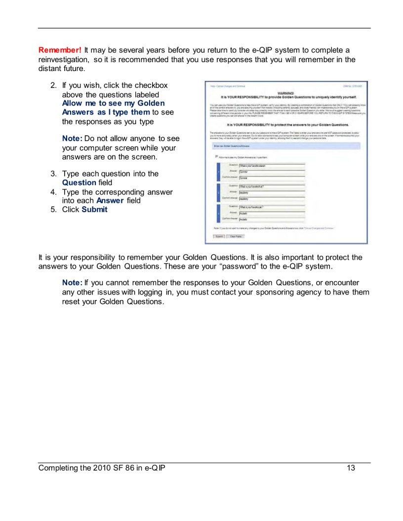 Completing Sf 86 Form ≡ Fill Out Printable PDF Forms Online