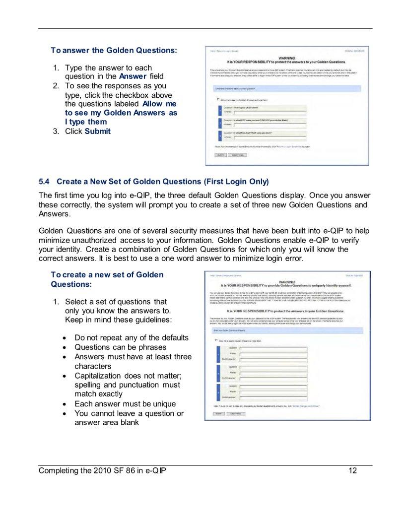 Completing Sf 86 Form ≡ Fill Out Printable PDF Forms Online