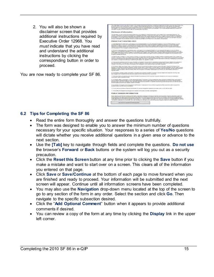 Completing Sf 86 Form ≡ Fill Out Printable PDF Forms Online