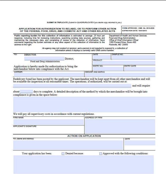 Fda 766 Form ≡ Fill Out Printable PDF Forms Online