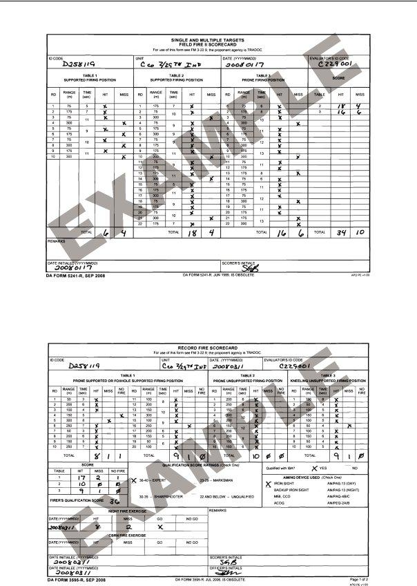 Fm 3 Rifle Marksmanship Form ≡ Fill Out Printable PDF Forms Online