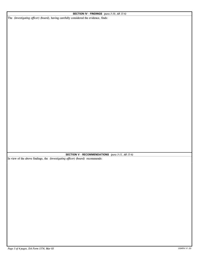 Form 1574 Fill Out Printable PDF Forms Online