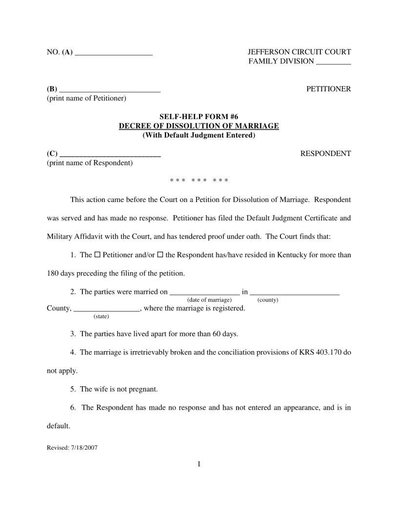 Form 1A Marriage ≡ Fill Out Printable PDF Forms Online