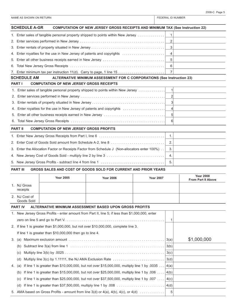 Form Cbt 100 New Jersey ≡ Fill Out Printable PDF Forms Online