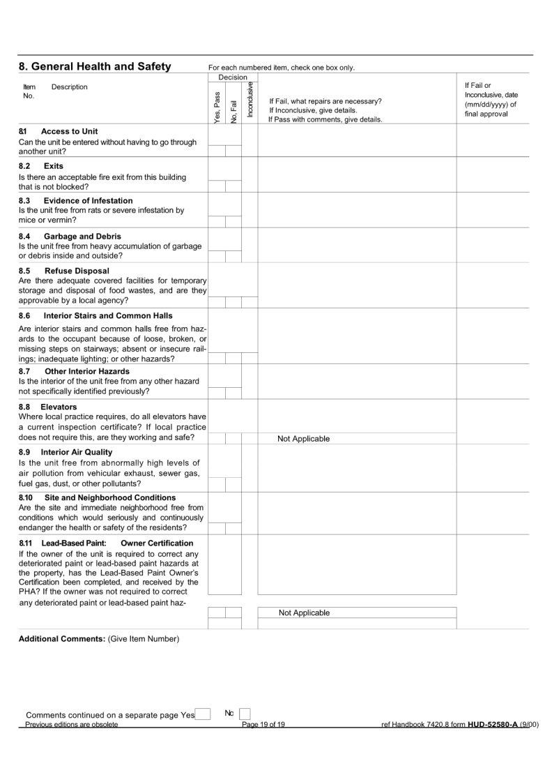 Form Hud 52580 A ≡ Fill Out Printable Pdf Forms Online 3329