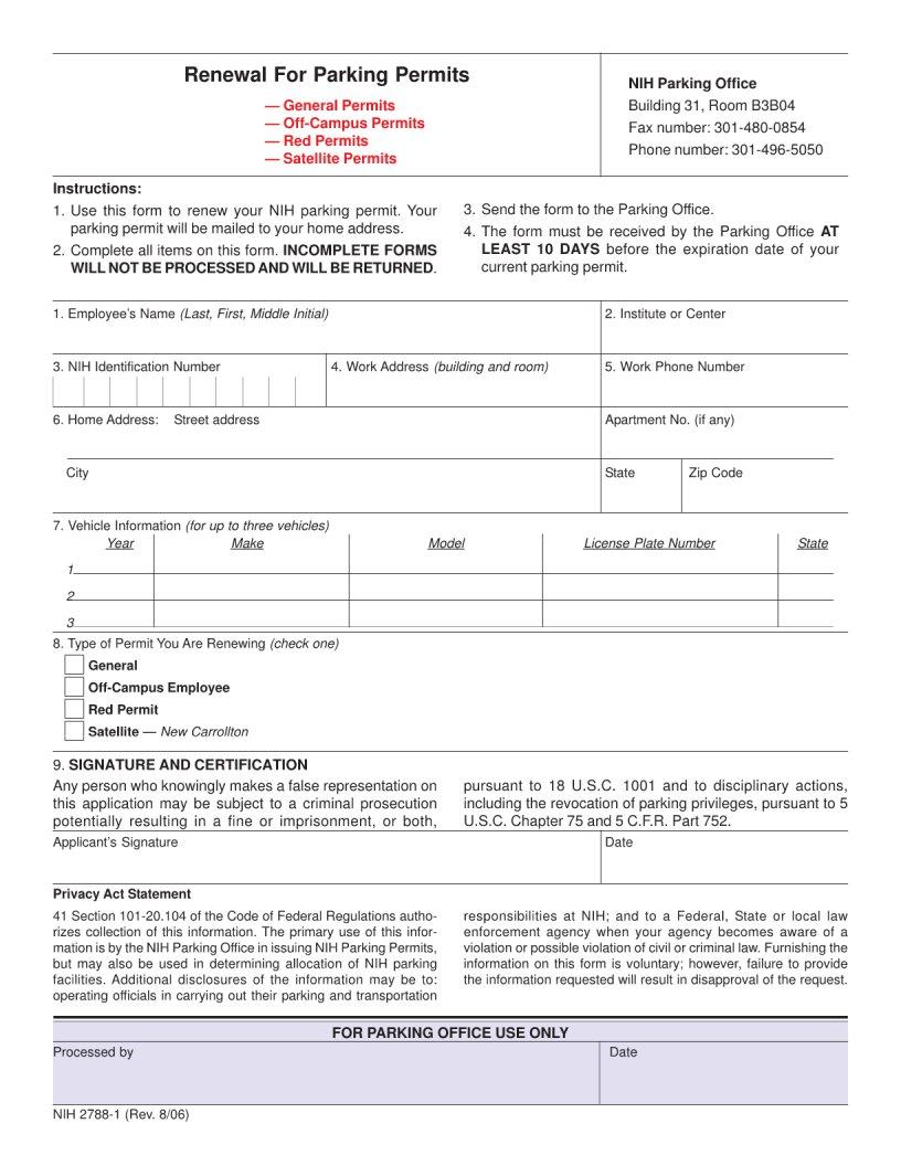 Form Nih 2788 1 Fill Out Printable PDF Forms Online