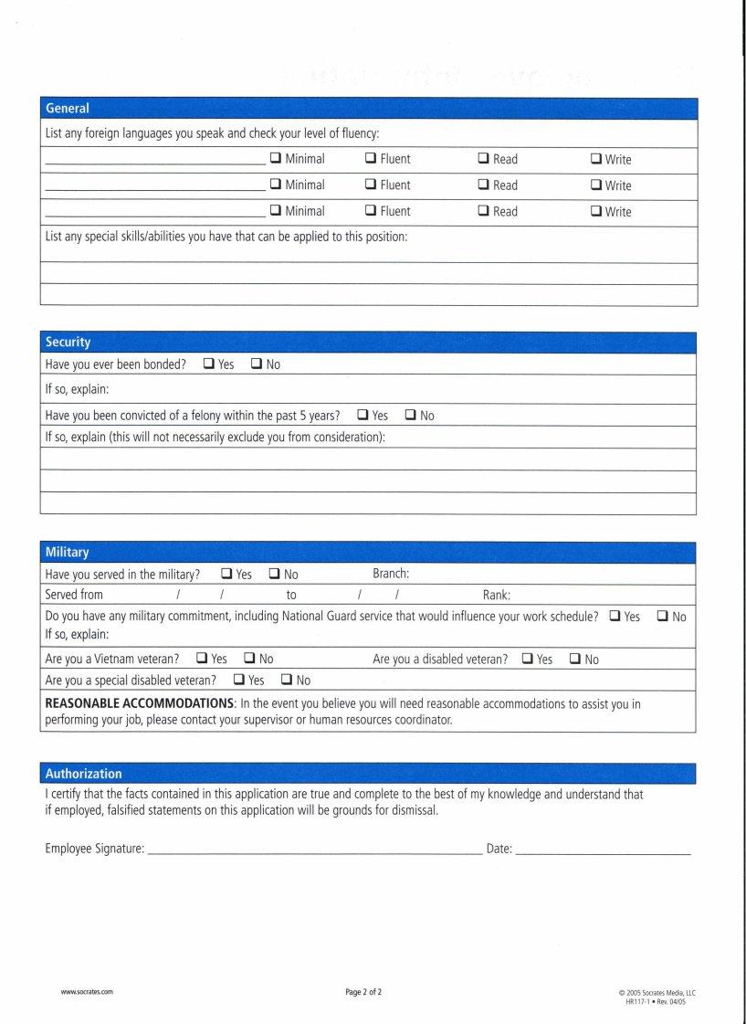 Hr117 1 New Employee Information PDF Form - FormsPal