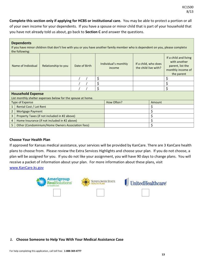 Kancare Application Form ≡ Fill Out Printable PDF Forms Online