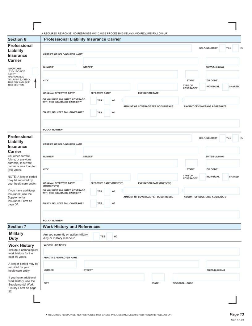 Maryland Uniform Credentialing Pdf Form Formspal 6713