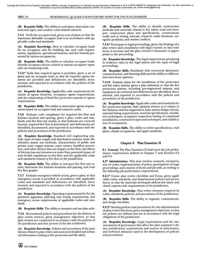 Nfpa Plan Examiner Form ≡ Fill Out Printable PDF Forms Online