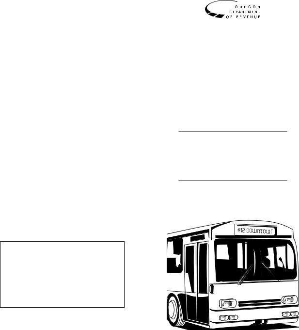 Oregon Payroll Tax Form ≡ Fill Out Printable PDF Forms Online