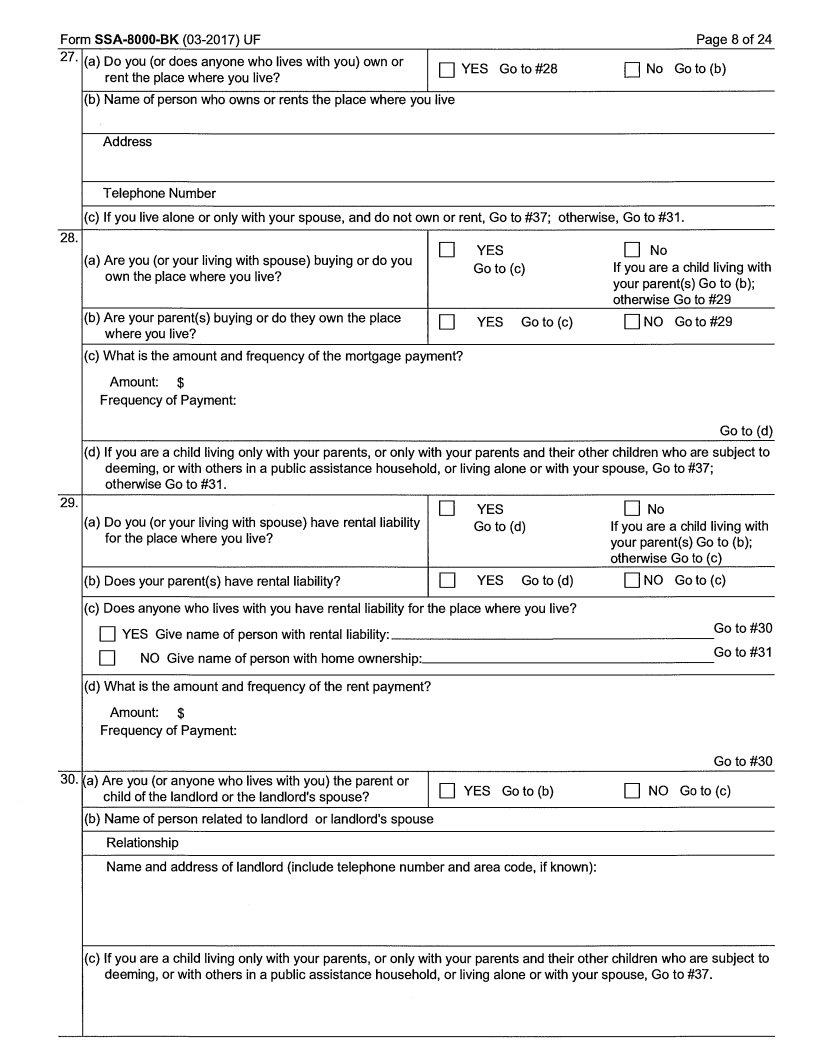 Ssa 8000 Bk Fillable Form ≡ Fill Out Printable PDF Forms Online