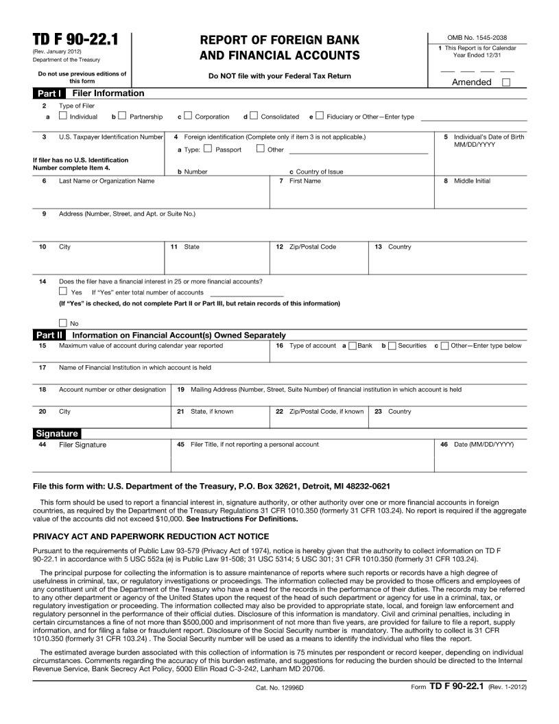 Td F 90 22 1 Form ≡ Fill Out Printable PDF Forms Online