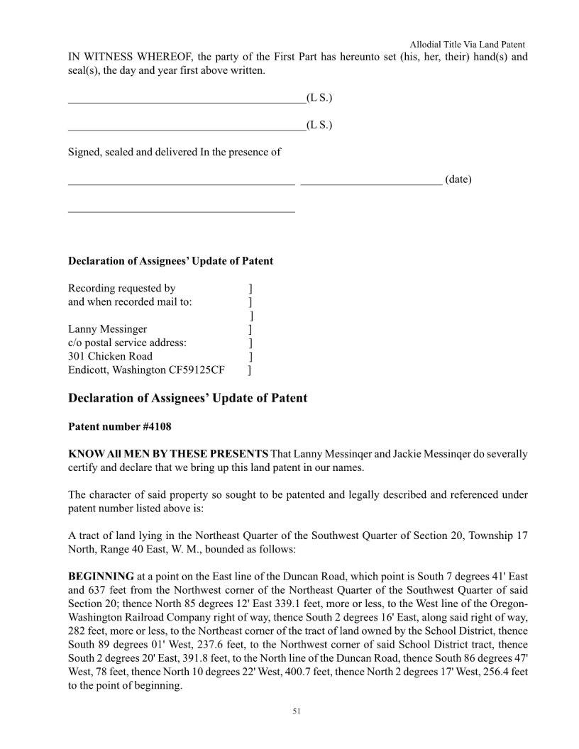 Allodial Title ≡ Fill Out Printable PDF Forms Online