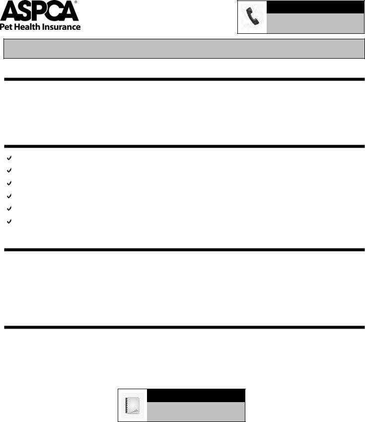 Printable Aspca Claim Form Printable Forms Free Online