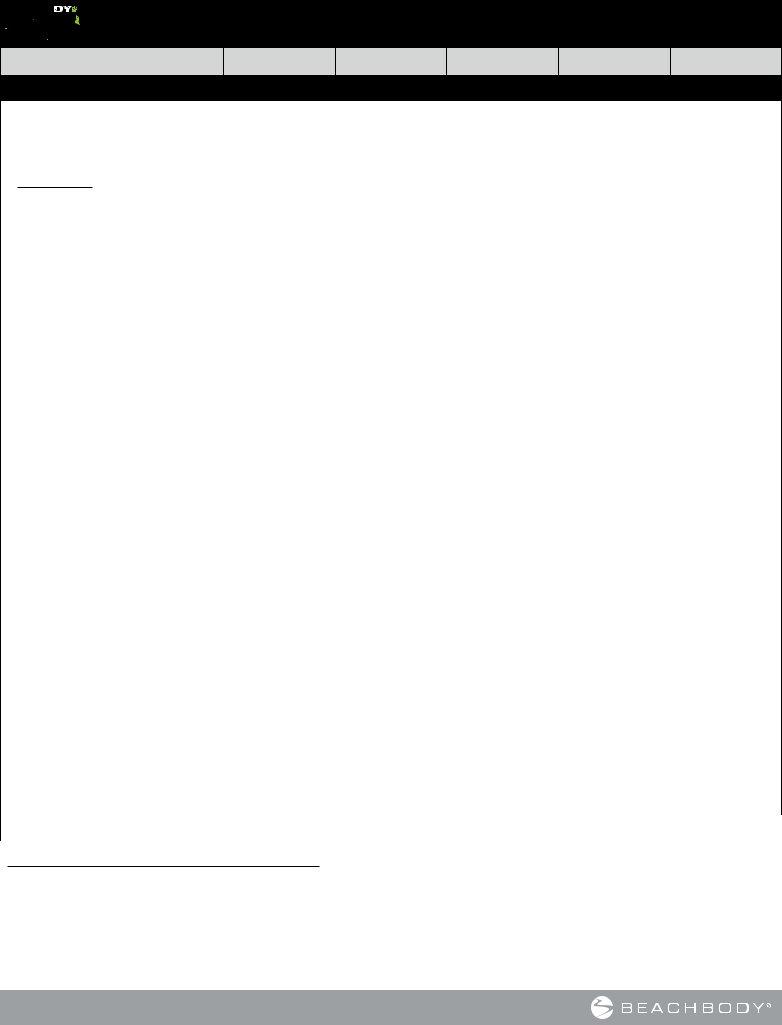 Body Beast Workout Sheet ≡ Fill Out Printable PDF Forms Online