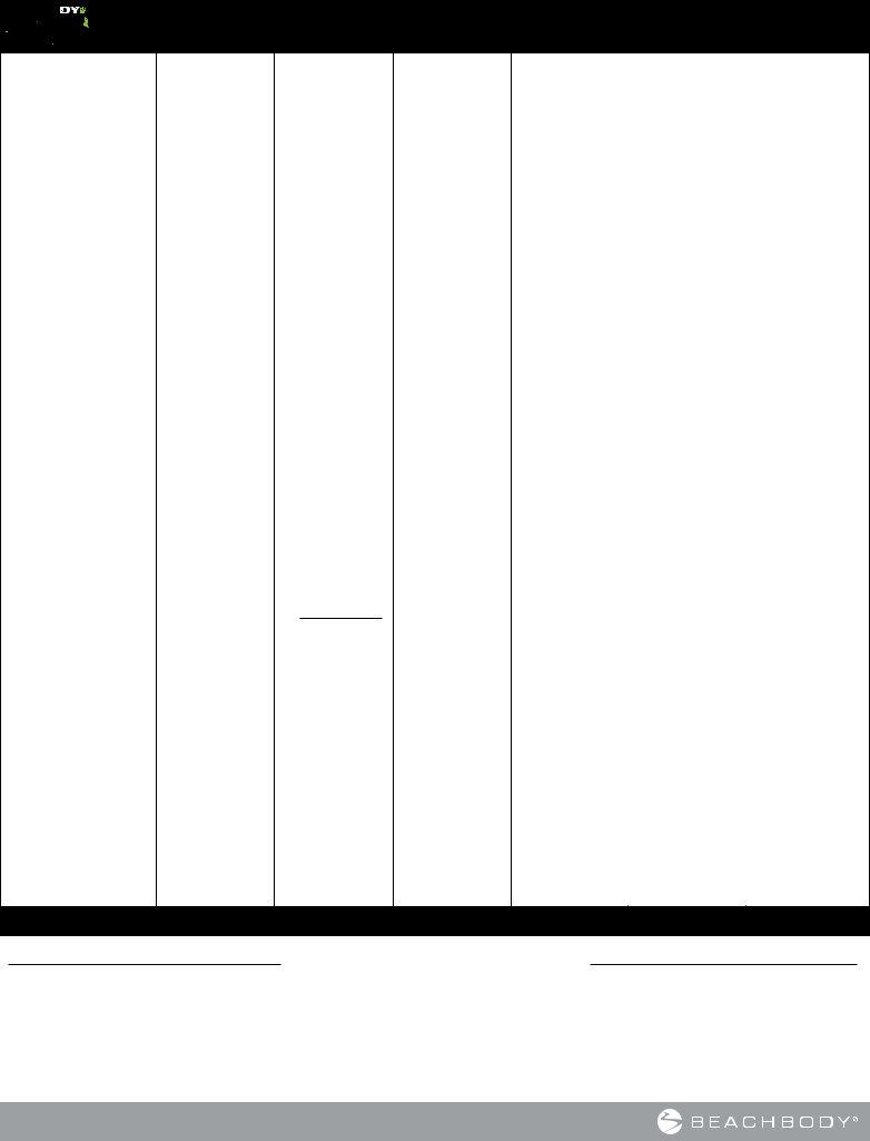 Body Beast Workout Sheet ≡ Fill Out Printable PDF Forms Online