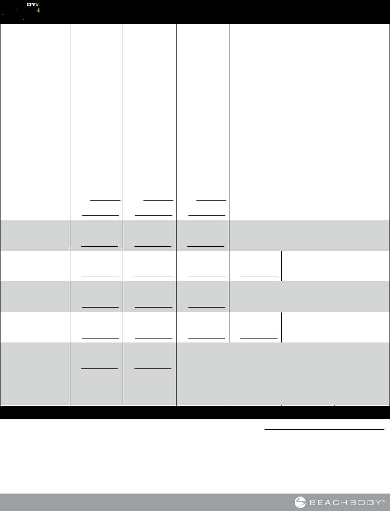 Body Beast Workout Sheet ≡ Fill Out Printable PDF Forms Online