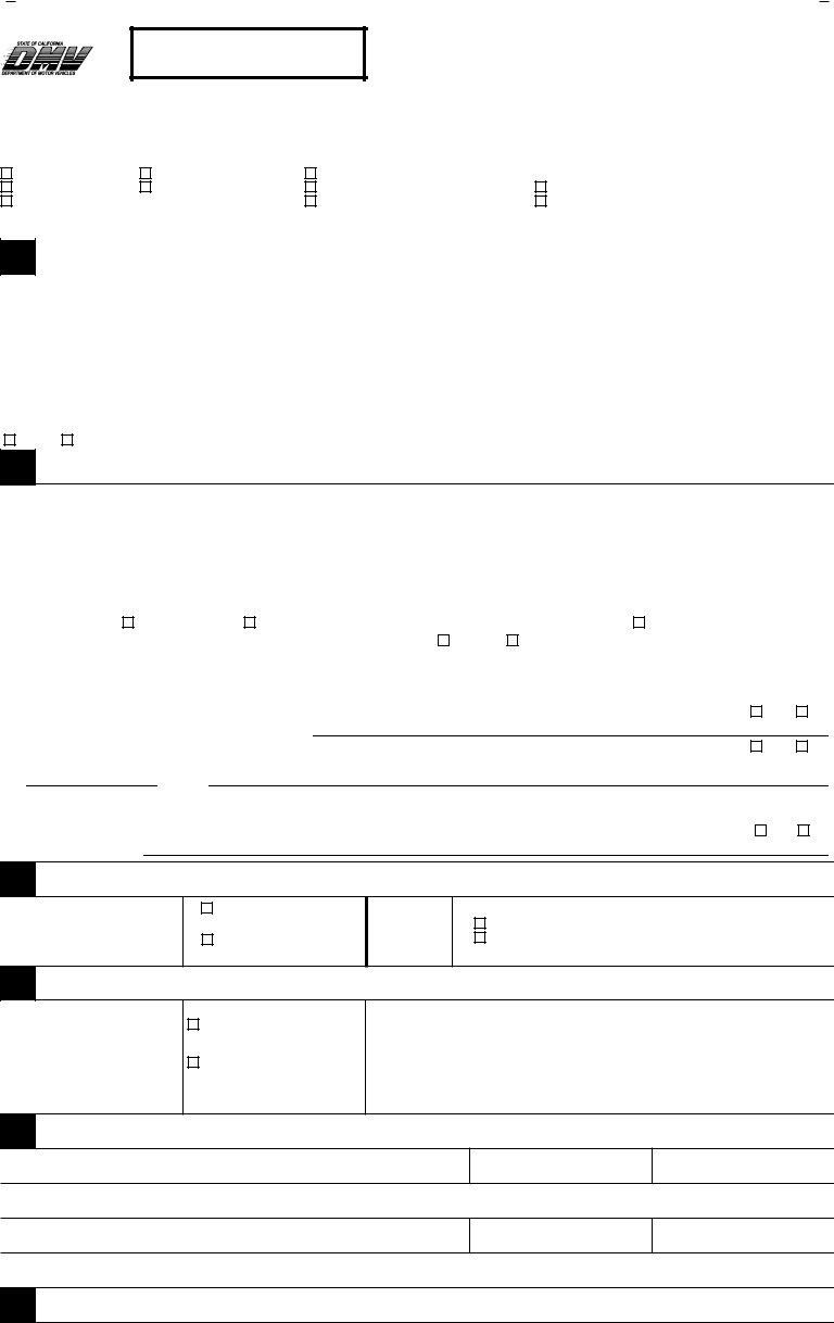 Ca Dmv Form Dl 44 Fill Out Printable PDF Forms Online