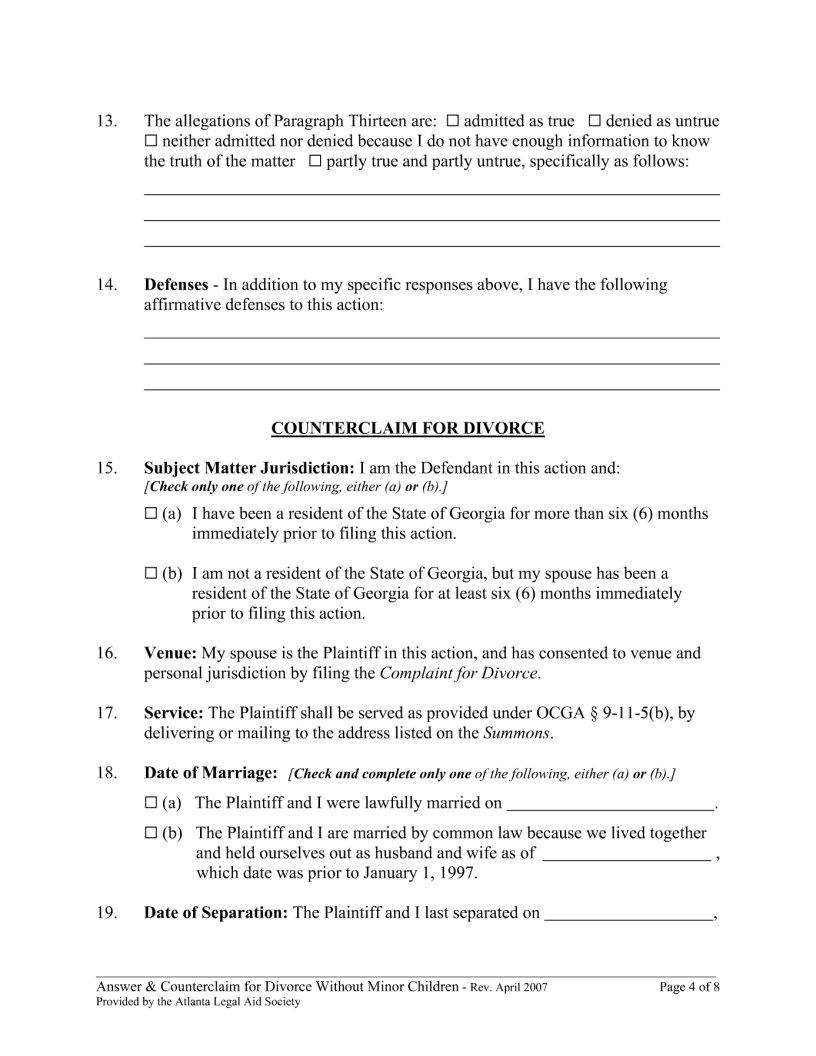 Divorce Decree Sample ≡ Fill Out Printable Pdf Forms Online 1487