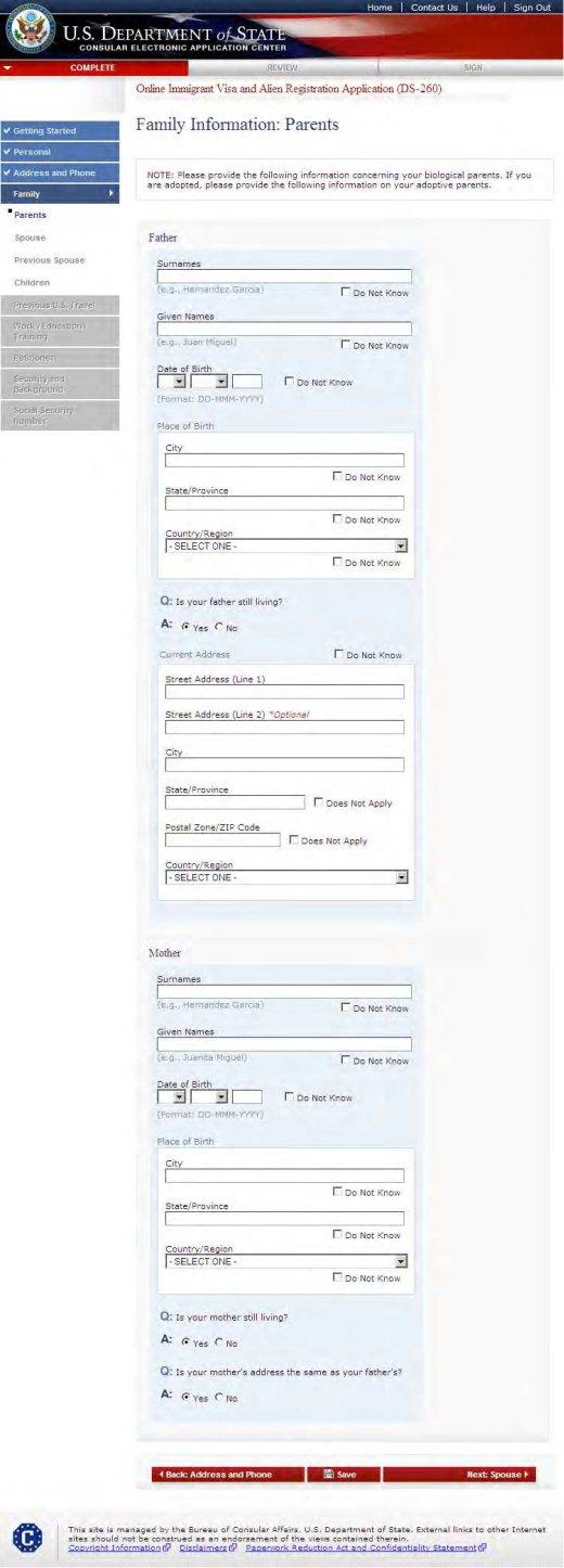 Ds 260 Form ≡ Fill Out Printable PDF Forms Online