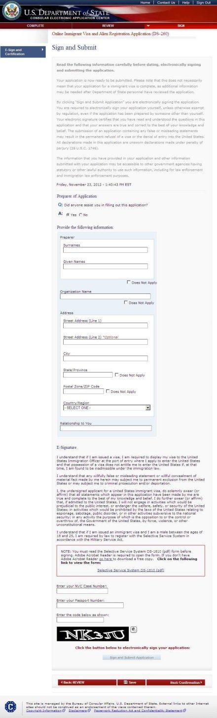 Ds 260 Form ≡ Fill Out Printable PDF Forms Online