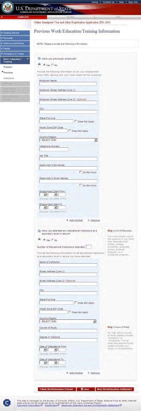 Ds 260 Form ≡ Fill Out Printable PDF Forms Online