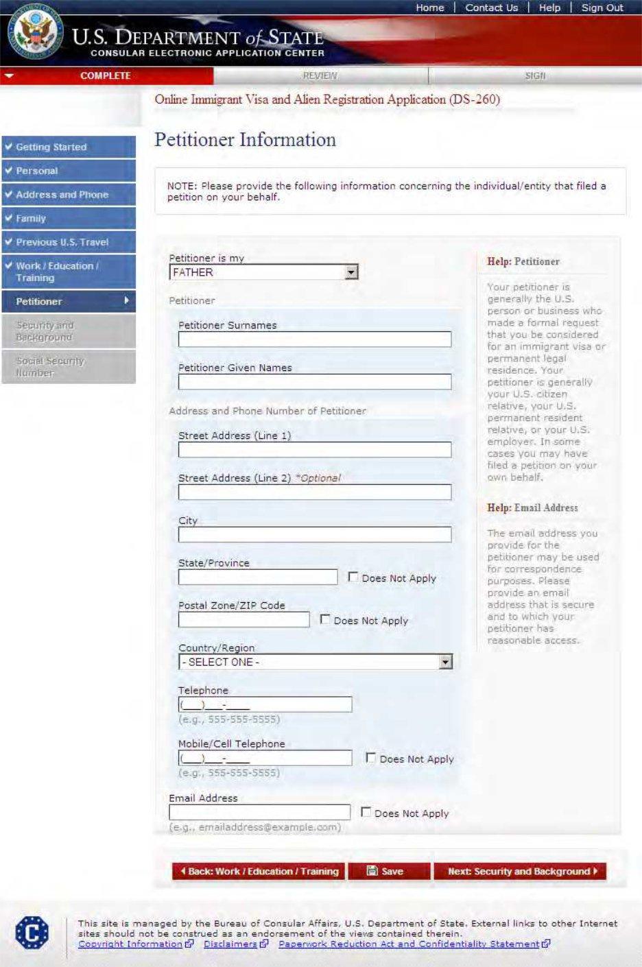 Ds 260 Form ≡ Fill Out Printable Pdf Forms Online