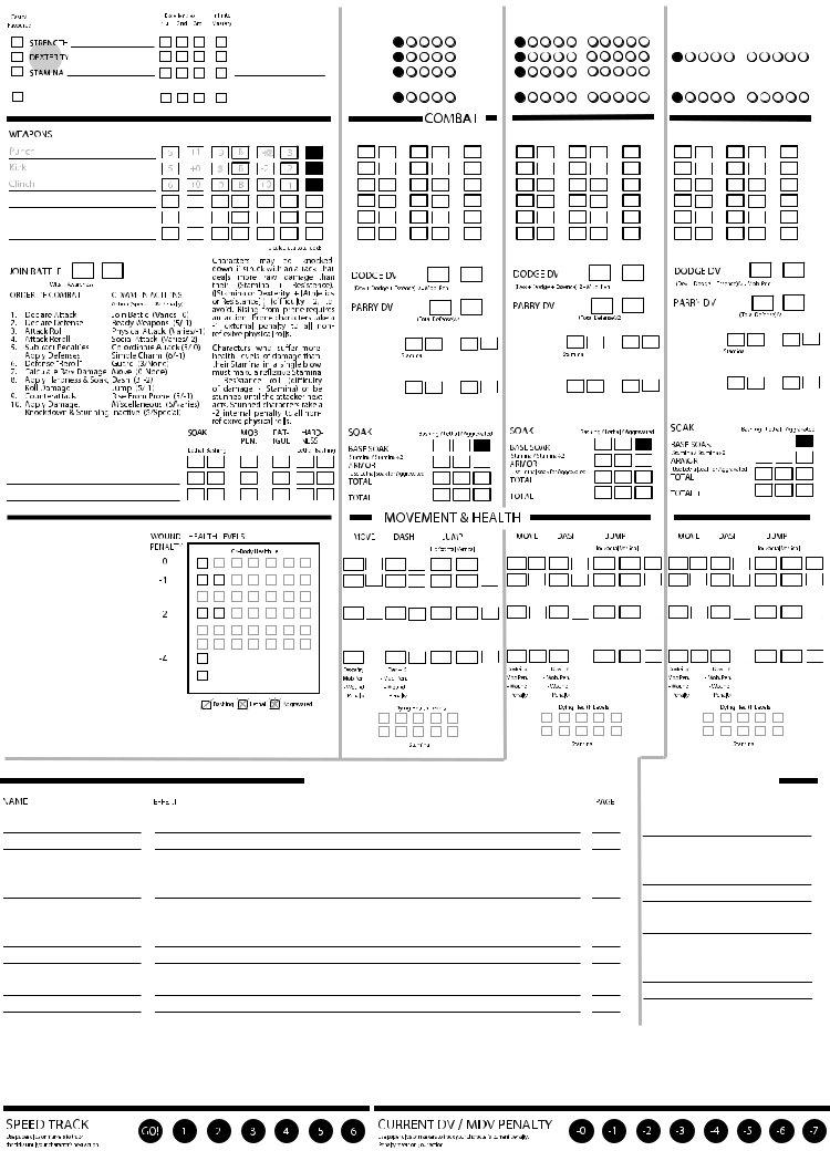 Exalted 2Nd Edition ≡ Fill Out Printable PDF Forms Online