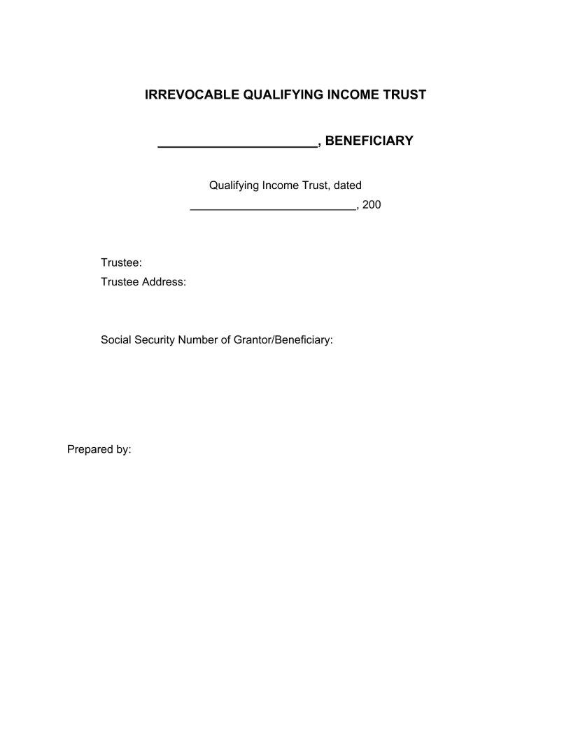 Form Trust Qualified ≡ Fill Out Printable PDF Forms Online