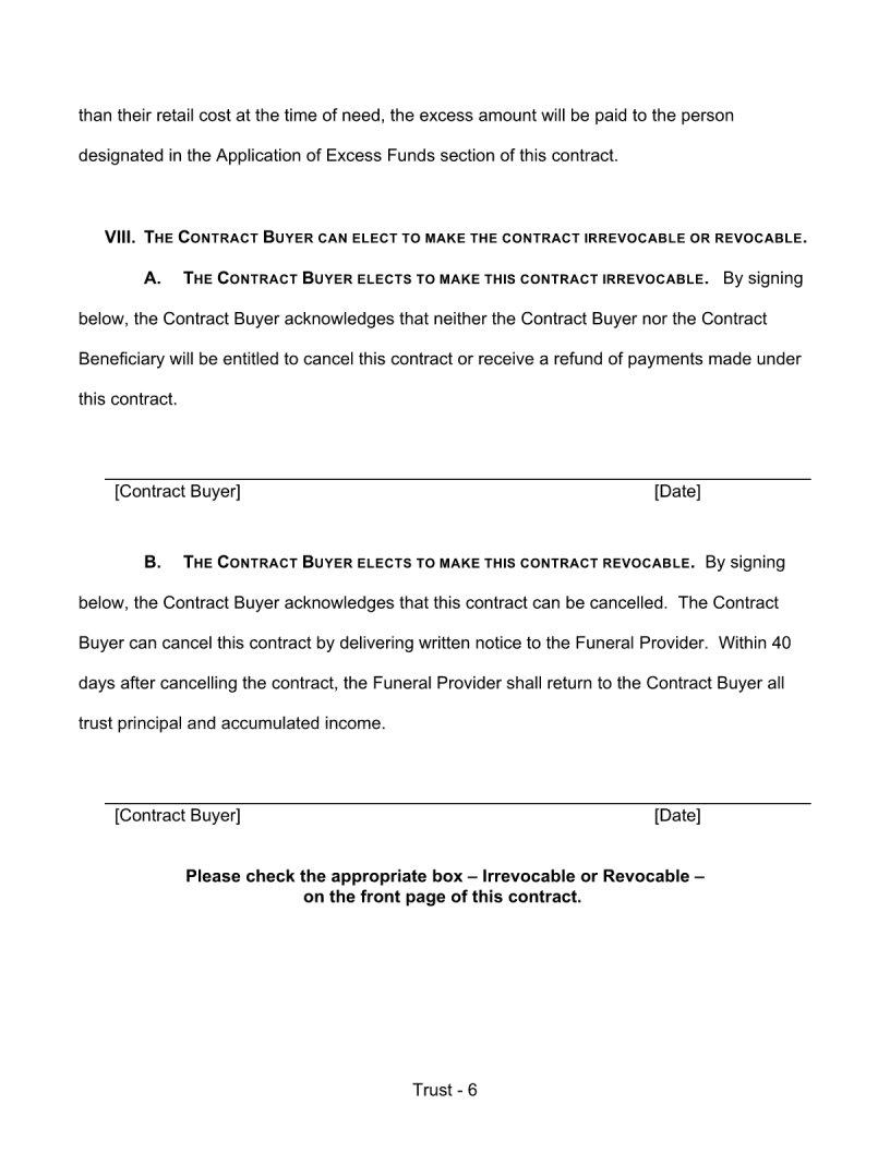 Death Row Contract Template