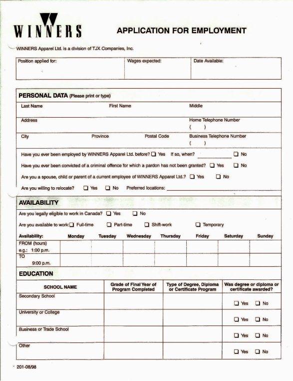 Home Depot Printable Application PDF Form - FormsPal